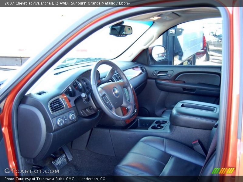 Sunburst Orange Metallic / Ebony 2007 Chevrolet Avalanche LTZ 4WD