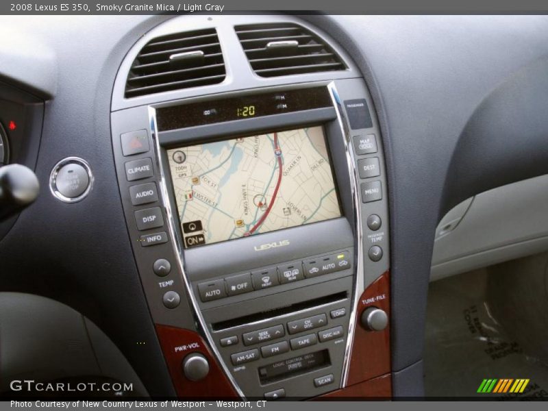 Smoky Granite Mica / Light Gray 2008 Lexus ES 350