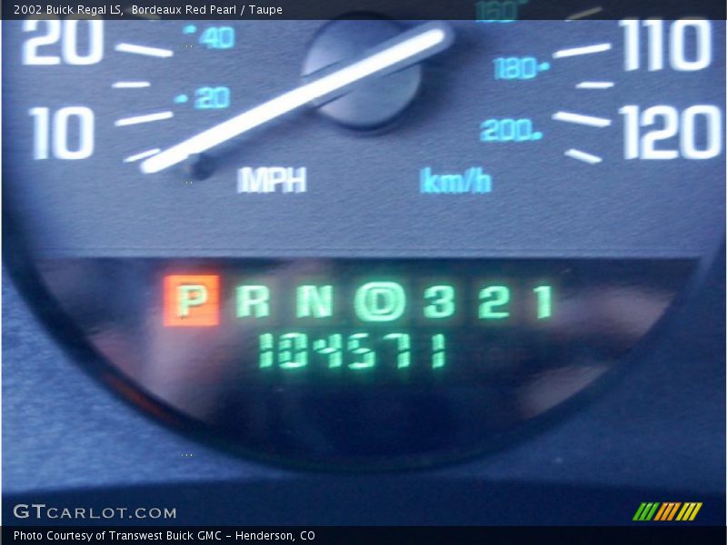 Bordeaux Red Pearl / Taupe 2002 Buick Regal LS