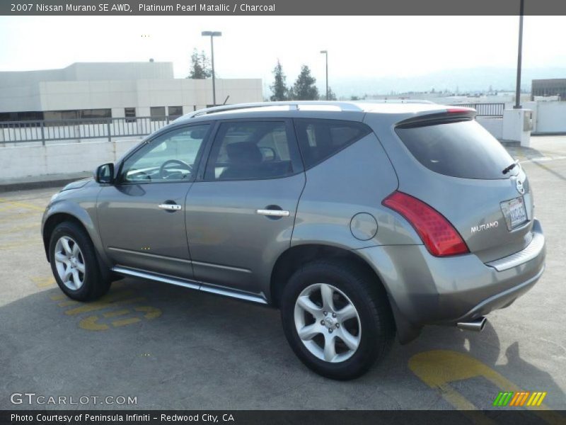 Platinum Pearl Matallic / Charcoal 2007 Nissan Murano SE AWD