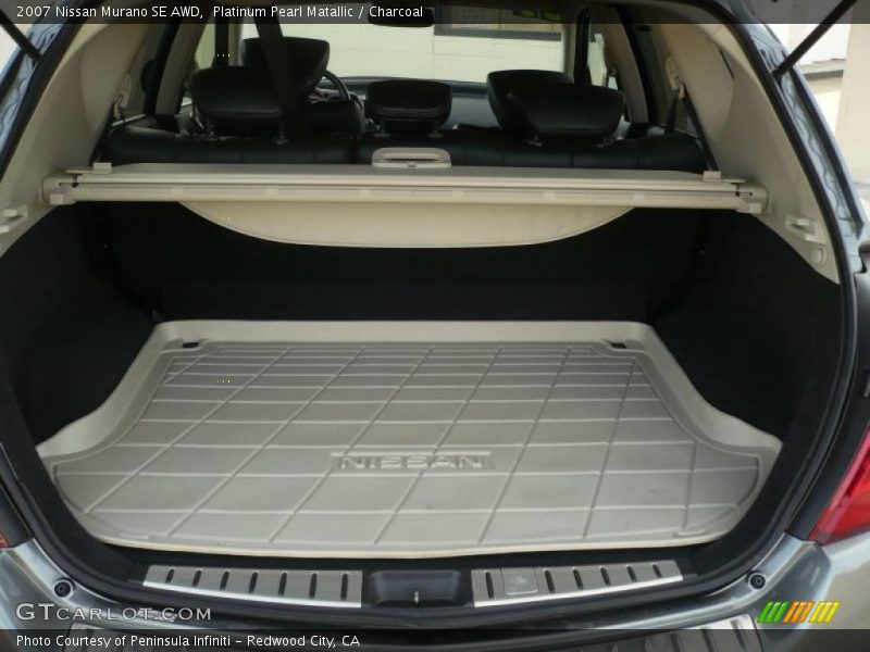 Platinum Pearl Matallic / Charcoal 2007 Nissan Murano SE AWD