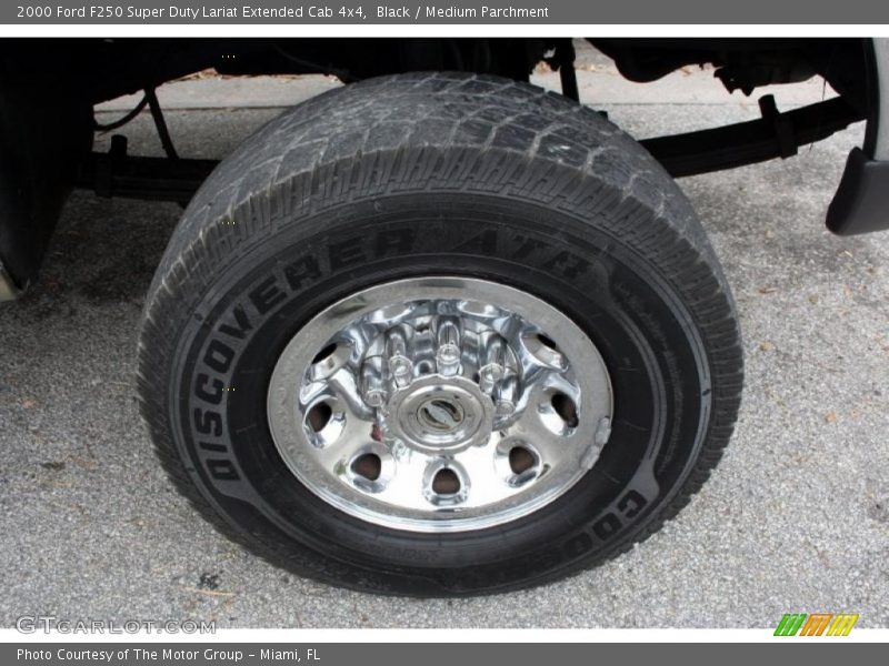 Black / Medium Parchment 2000 Ford F250 Super Duty Lariat Extended Cab 4x4