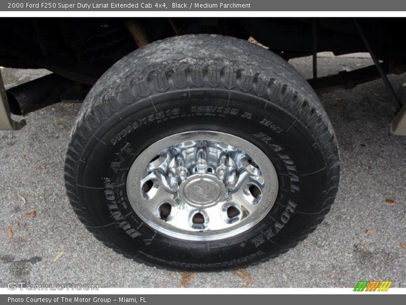 Black / Medium Parchment 2000 Ford F250 Super Duty Lariat Extended Cab 4x4