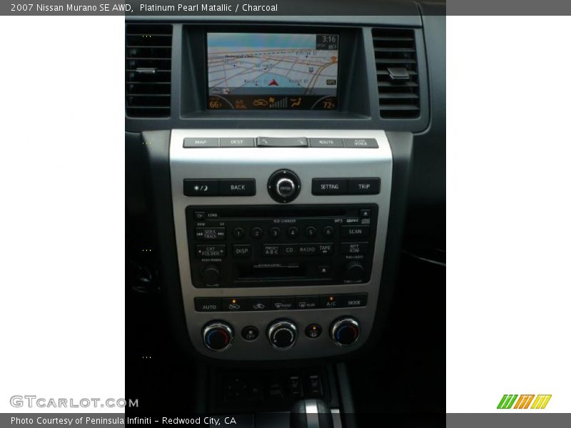 Platinum Pearl Matallic / Charcoal 2007 Nissan Murano SE AWD