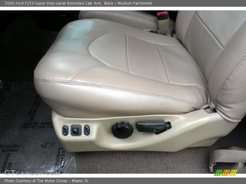 Black / Medium Parchment 2000 Ford F250 Super Duty Lariat Extended Cab 4x4