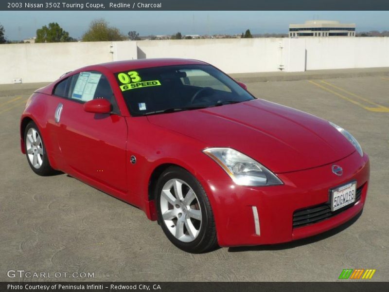 Redline / Charcoal 2003 Nissan 350Z Touring Coupe