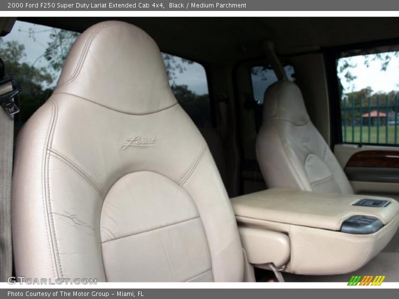 Black / Medium Parchment 2000 Ford F250 Super Duty Lariat Extended Cab 4x4