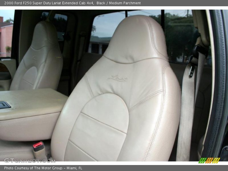 Black / Medium Parchment 2000 Ford F250 Super Duty Lariat Extended Cab 4x4