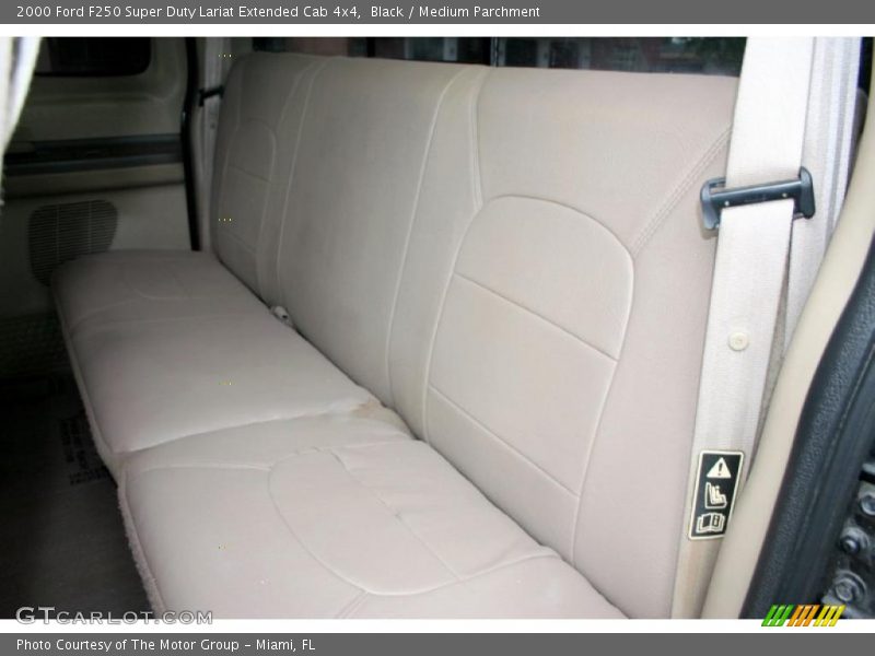Black / Medium Parchment 2000 Ford F250 Super Duty Lariat Extended Cab 4x4