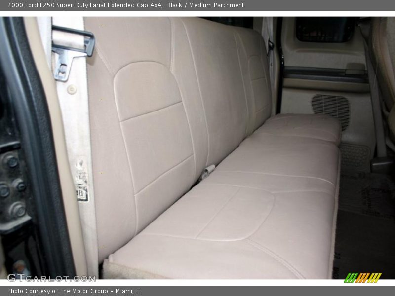 Black / Medium Parchment 2000 Ford F250 Super Duty Lariat Extended Cab 4x4