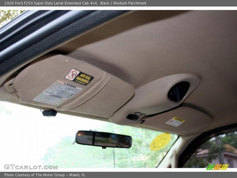 Black / Medium Parchment 2000 Ford F250 Super Duty Lariat Extended Cab 4x4