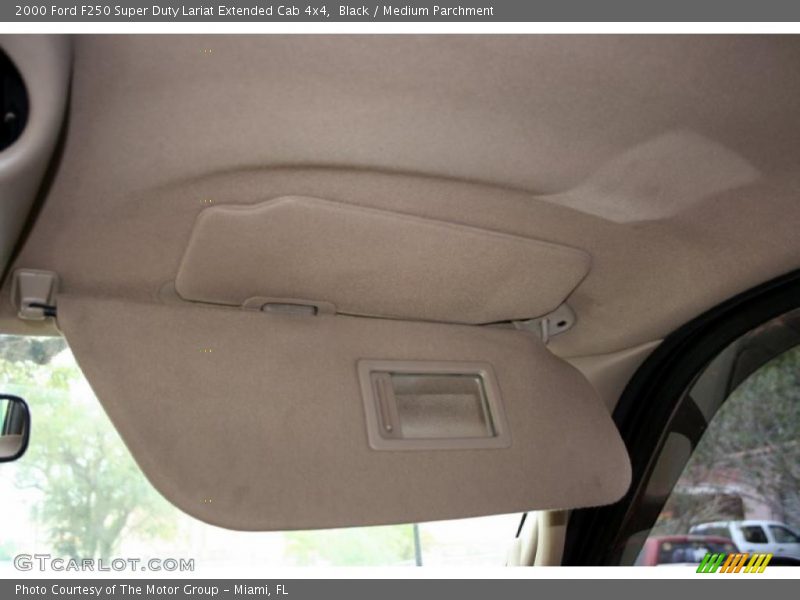 Black / Medium Parchment 2000 Ford F250 Super Duty Lariat Extended Cab 4x4