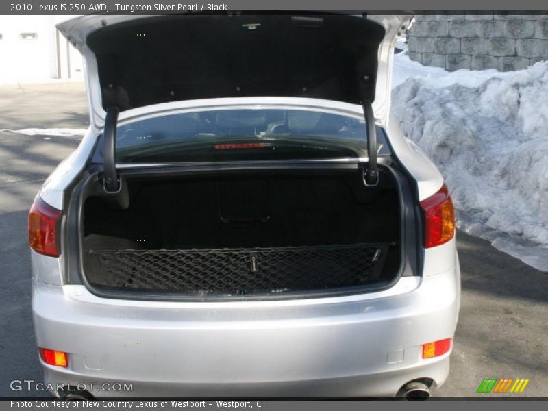 Tungsten Silver Pearl / Black 2010 Lexus IS 250 AWD