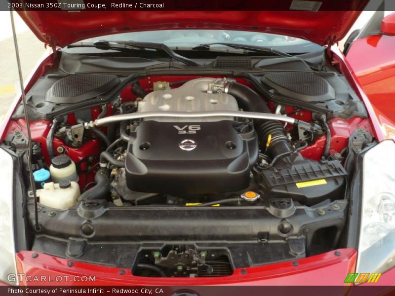Redline / Charcoal 2003 Nissan 350Z Touring Coupe