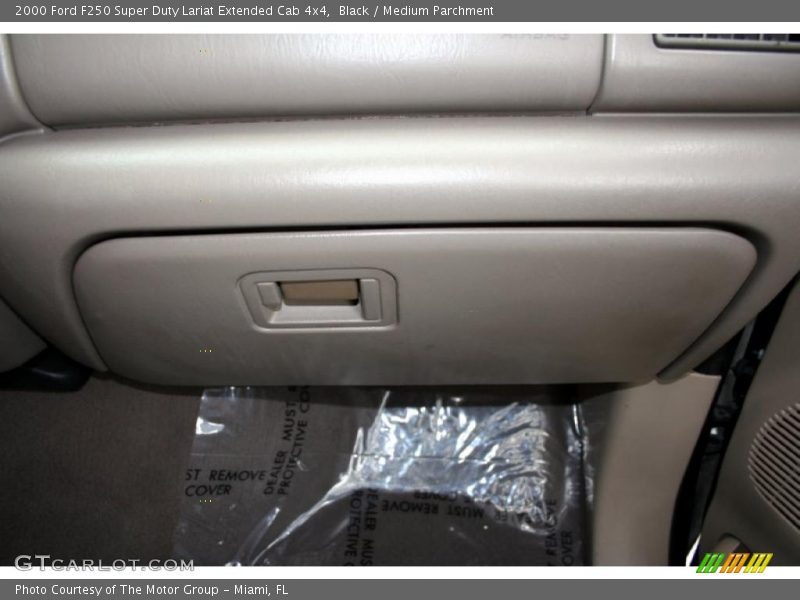 Black / Medium Parchment 2000 Ford F250 Super Duty Lariat Extended Cab 4x4