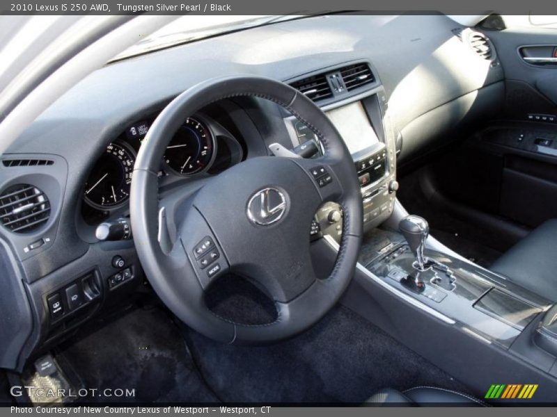  2010 IS 250 AWD Black Interior
