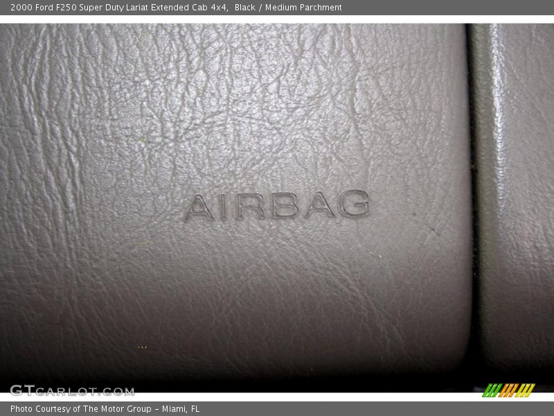 Black / Medium Parchment 2000 Ford F250 Super Duty Lariat Extended Cab 4x4