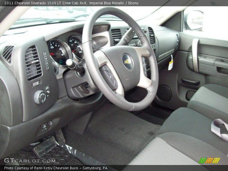 Imperial Blue Metallic / Ebony 2011 Chevrolet Silverado 1500 LT Crew Cab 4x4