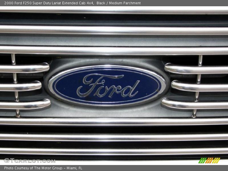 Black / Medium Parchment 2000 Ford F250 Super Duty Lariat Extended Cab 4x4