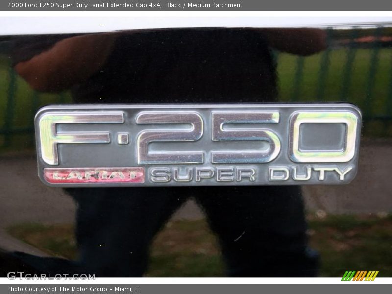 Black / Medium Parchment 2000 Ford F250 Super Duty Lariat Extended Cab 4x4