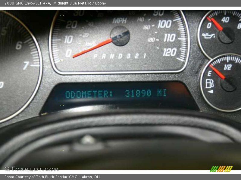 Midnight Blue Metallic / Ebony 2008 GMC Envoy SLT 4x4
