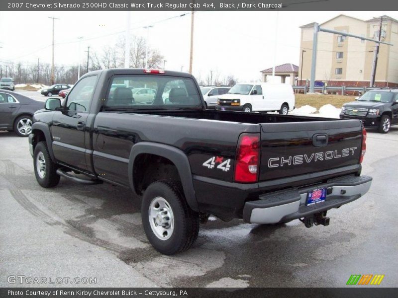 Black / Dark Charcoal 2007 Chevrolet Silverado 2500HD Classic Work Truck Regular Cab 4x4