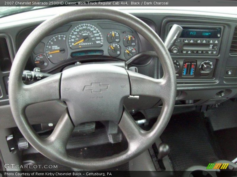 Black / Dark Charcoal 2007 Chevrolet Silverado 2500HD Classic Work Truck Regular Cab 4x4