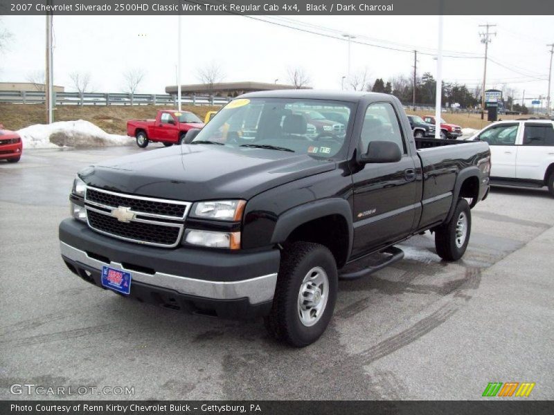 Black / Dark Charcoal 2007 Chevrolet Silverado 2500HD Classic Work Truck Regular Cab 4x4