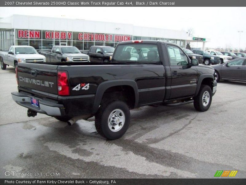 Black / Dark Charcoal 2007 Chevrolet Silverado 2500HD Classic Work Truck Regular Cab 4x4