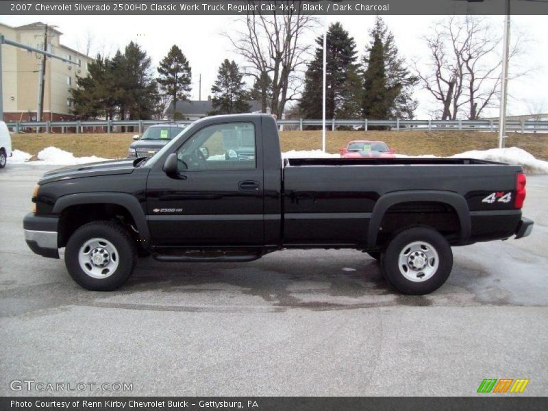 Black / Dark Charcoal 2007 Chevrolet Silverado 2500HD Classic Work Truck Regular Cab 4x4