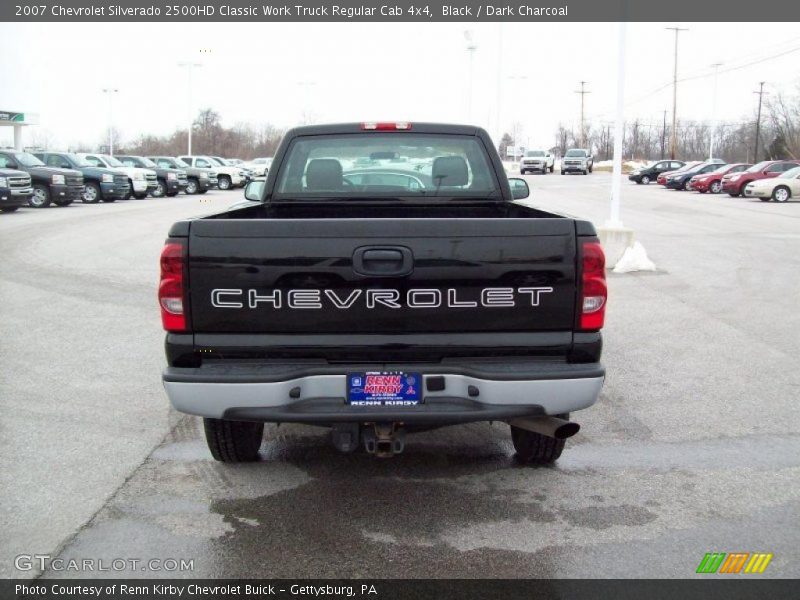Black / Dark Charcoal 2007 Chevrolet Silverado 2500HD Classic Work Truck Regular Cab 4x4