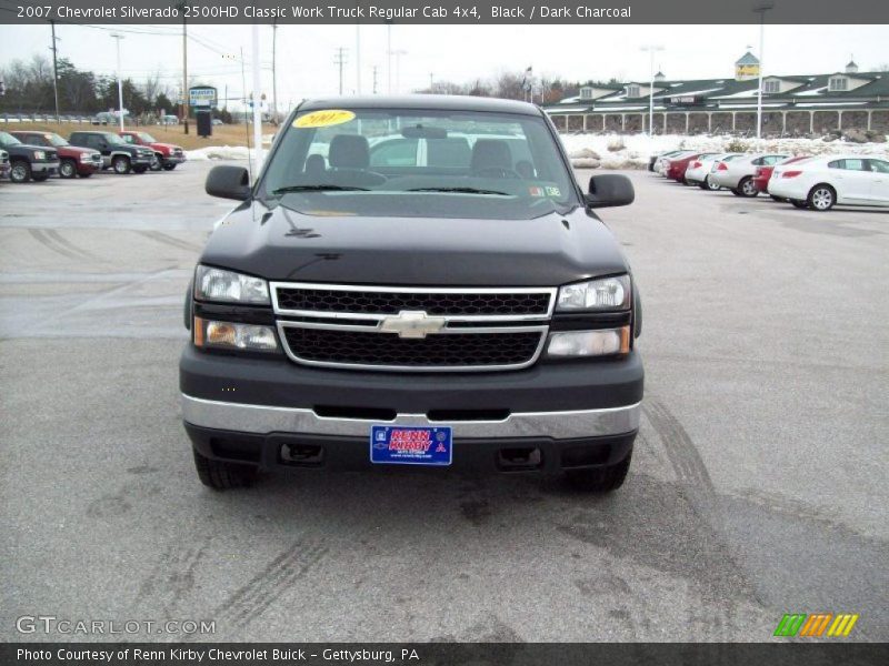 Black / Dark Charcoal 2007 Chevrolet Silverado 2500HD Classic Work Truck Regular Cab 4x4