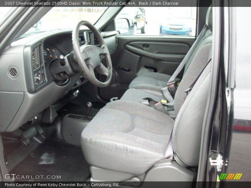 Black / Dark Charcoal 2007 Chevrolet Silverado 2500HD Classic Work Truck Regular Cab 4x4