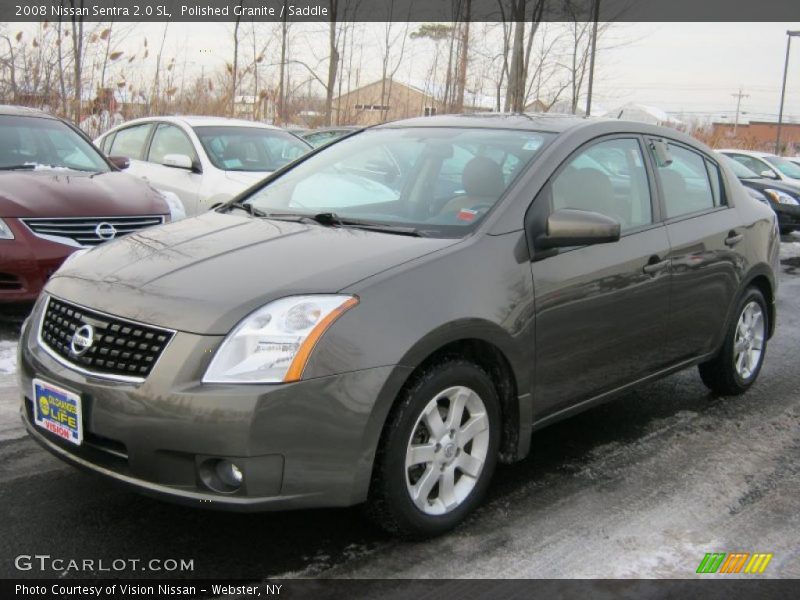 Polished Granite / Saddle 2008 Nissan Sentra 2.0 SL