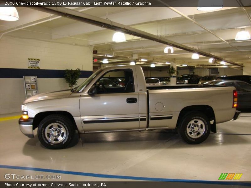 Light Pewter Metallic / Graphite 2000 Chevrolet Silverado 1500 LS Regular Cab