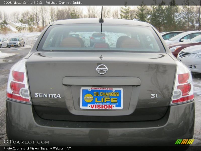 Polished Granite / Saddle 2008 Nissan Sentra 2.0 SL