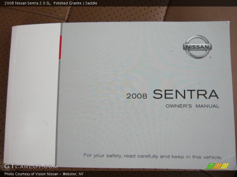 Polished Granite / Saddle 2008 Nissan Sentra 2.0 SL