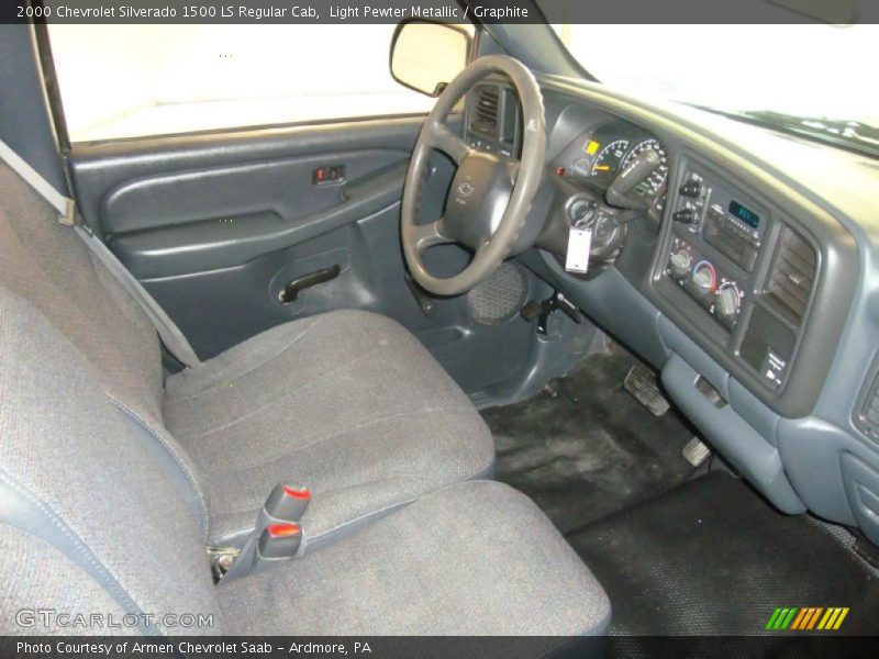 Light Pewter Metallic / Graphite 2000 Chevrolet Silverado 1500 LS Regular Cab
