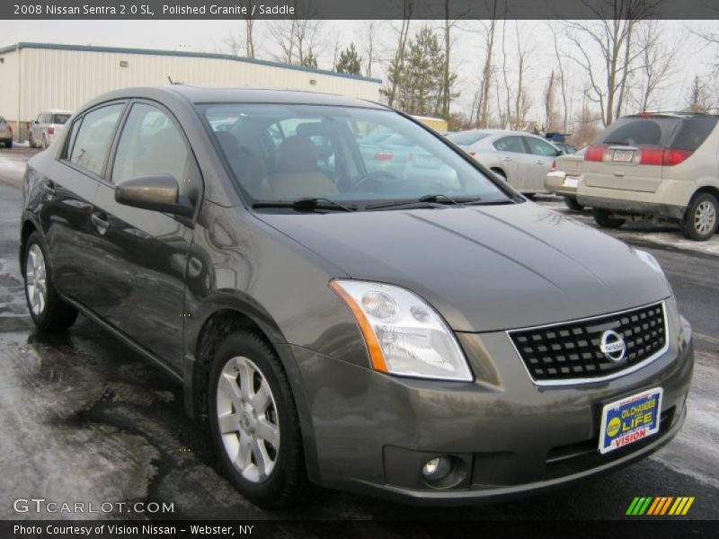 Polished Granite / Saddle 2008 Nissan Sentra 2.0 SL