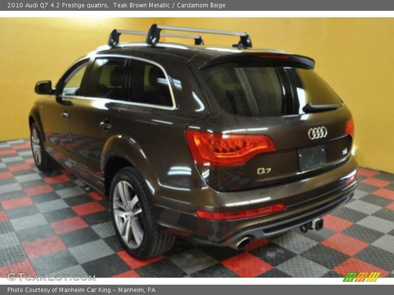 Teak Brown Metallic / Cardamom Beige 2010 Audi Q7 4.2 Prestige quattro