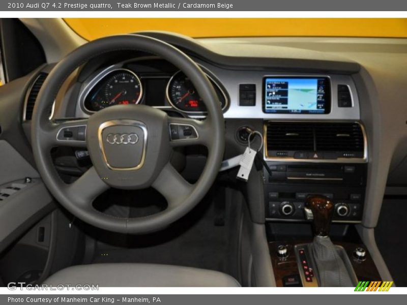 Teak Brown Metallic / Cardamom Beige 2010 Audi Q7 4.2 Prestige quattro