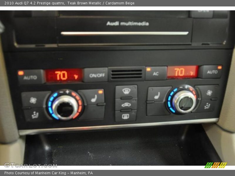 Teak Brown Metallic / Cardamom Beige 2010 Audi Q7 4.2 Prestige quattro