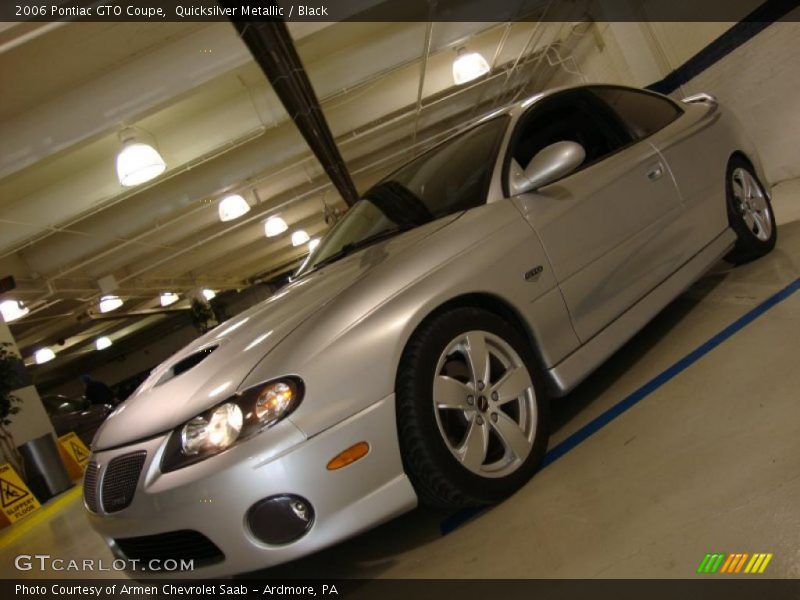 Quicksilver Metallic / Black 2006 Pontiac GTO Coupe