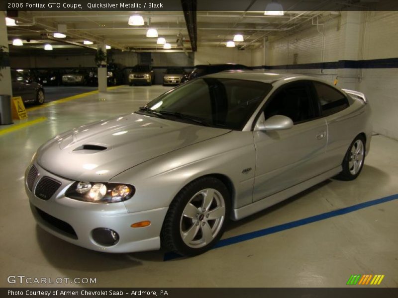 Quicksilver Metallic / Black 2006 Pontiac GTO Coupe