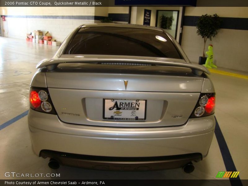 Quicksilver Metallic / Black 2006 Pontiac GTO Coupe