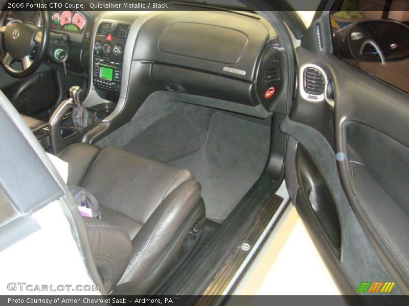 Quicksilver Metallic / Black 2006 Pontiac GTO Coupe