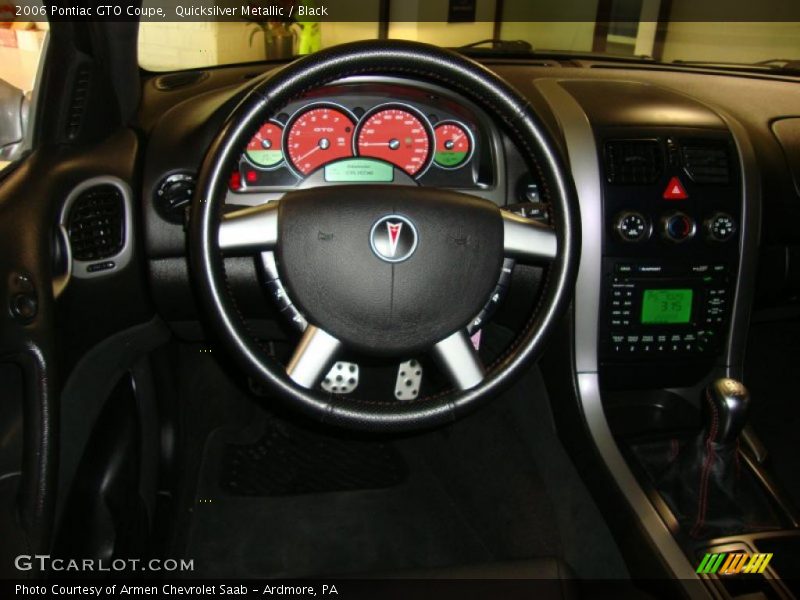 Quicksilver Metallic / Black 2006 Pontiac GTO Coupe
