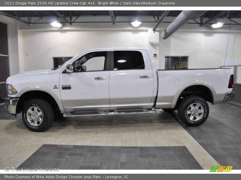 Bright White / Dark Slate/Medium Graystone 2011 Dodge Ram 2500 HD Laramie Crew Cab 4x4