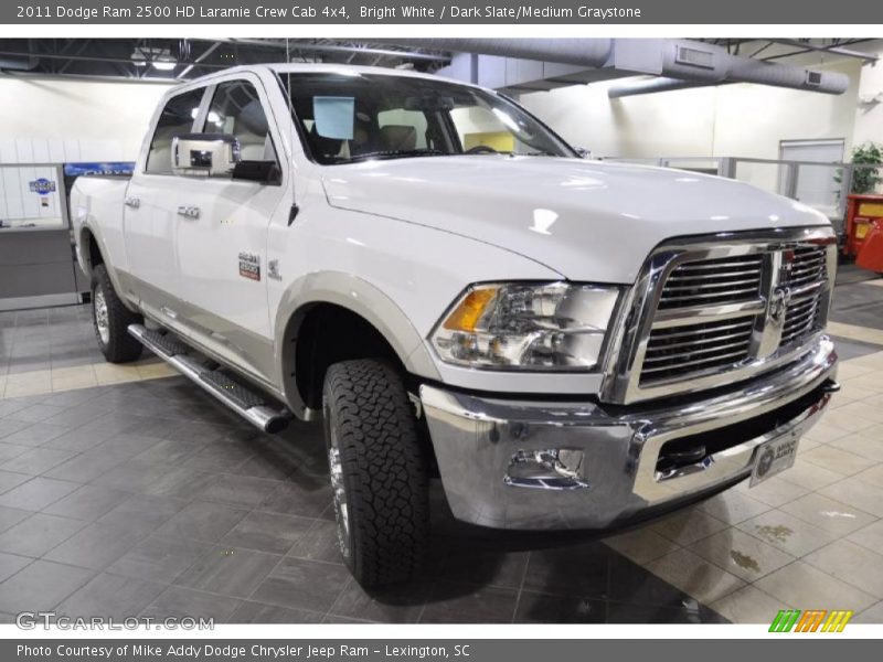 Bright White / Dark Slate/Medium Graystone 2011 Dodge Ram 2500 HD Laramie Crew Cab 4x4