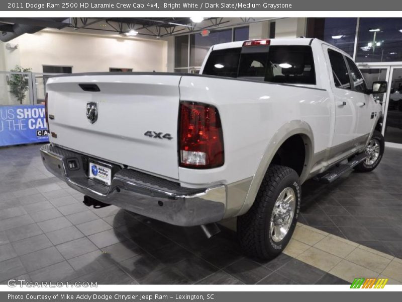 Bright White / Dark Slate/Medium Graystone 2011 Dodge Ram 2500 HD Laramie Crew Cab 4x4